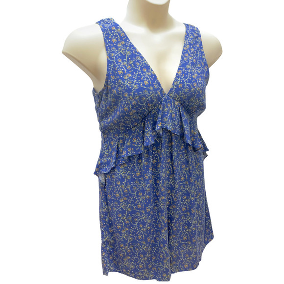 Chelsea & Violet NWT Blue Floral Sleeveless Co-Ord Set Romper, Junior Sm… - Picture 9 of 9